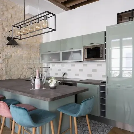 Apartmán Typical Parisian Flat#3bedrooms#opera#louvre Paříž