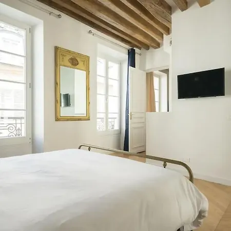 Apartmán Typical Parisian Flat#3bedrooms#opera#louvre Paříž
