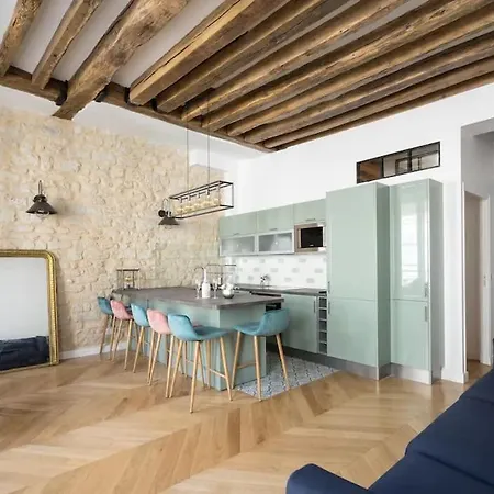 Typical Parisian Flat#3bedrooms#opera#louvre شقة باريس