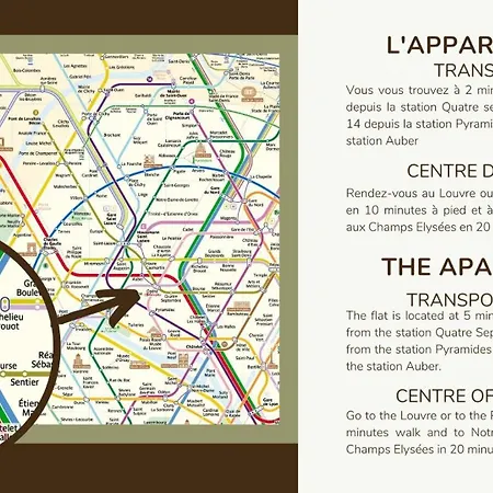 شقة Typical Parisian Flat#3bedrooms#opera#louvre *